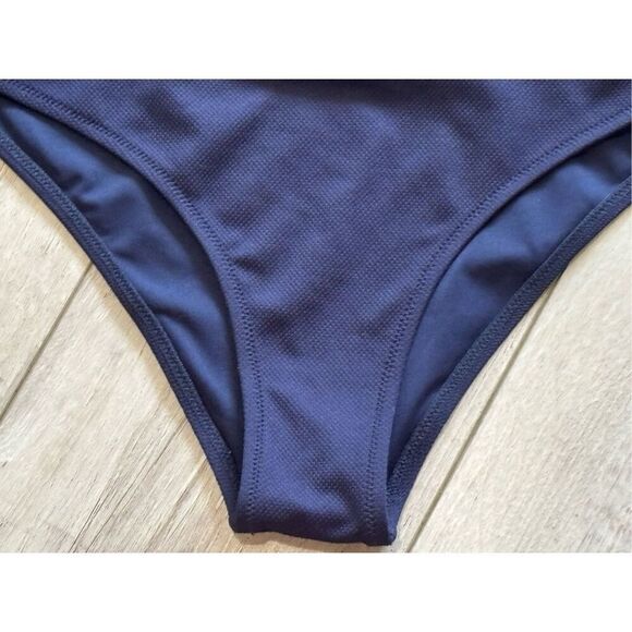Navy blue bikini, two-piece swimsuit size M - Picture 3 of 12